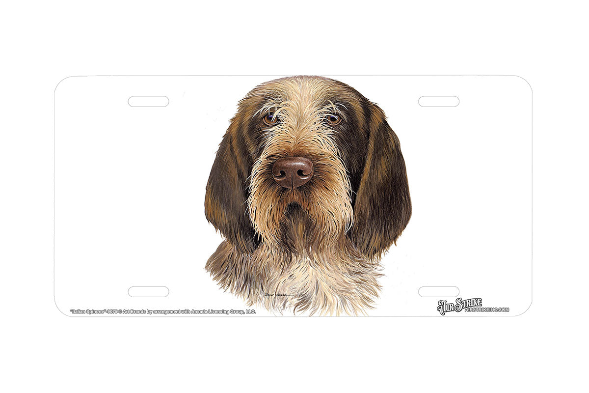 "Italian Spinone" - Decorative License Plate