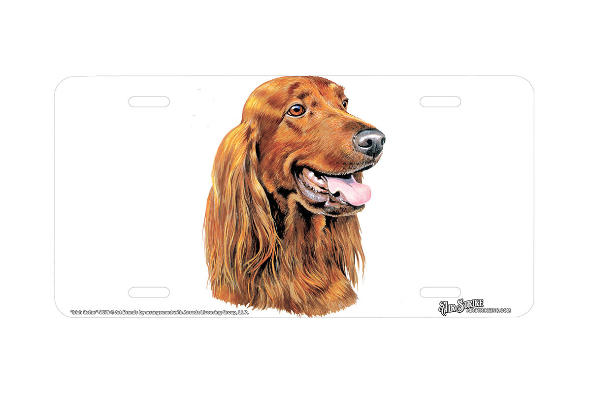 "Irish Setter" - Decorative License Plate