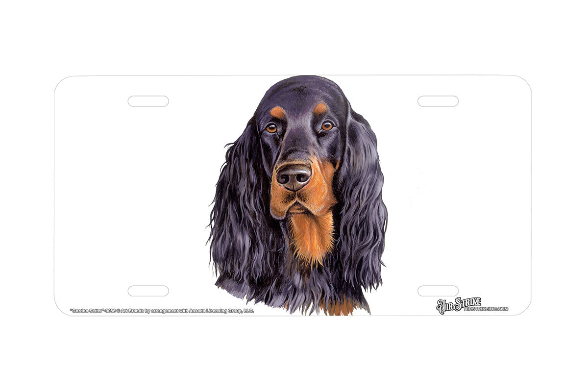 "Gordon Setter" - Decorative License Plate