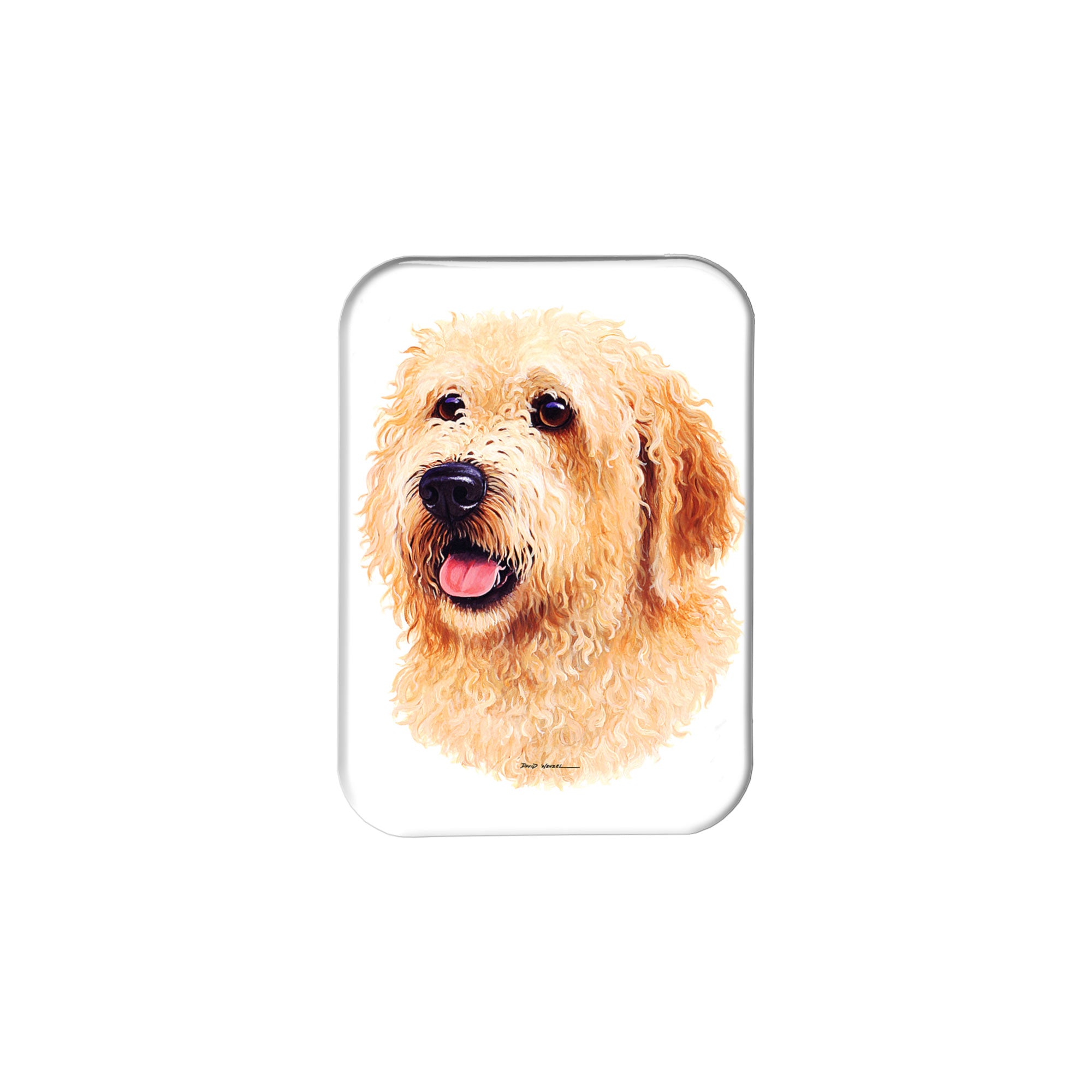 "Golden Doodle" - 2.5" X 3.5" Rectangle Fridge Magnets