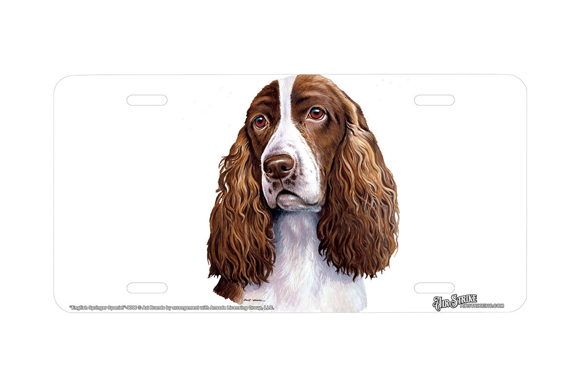 "English Springer Spaniel" - Decorative License Plate