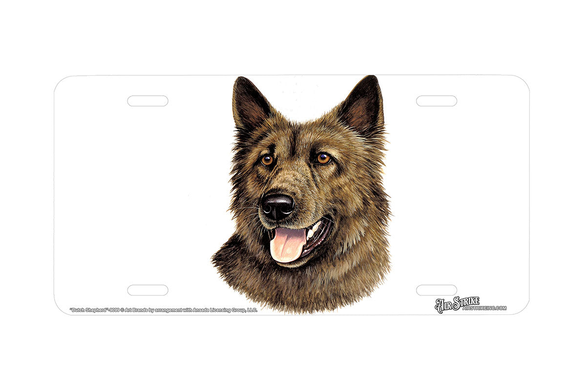 "Dutch Shepherd" - Decorative License Plate