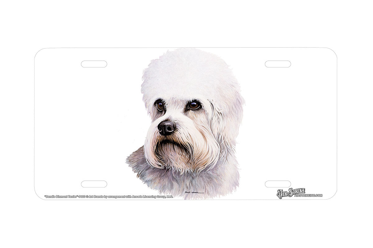 "Dandie Dinmont Terrier" - Decorative License Plate