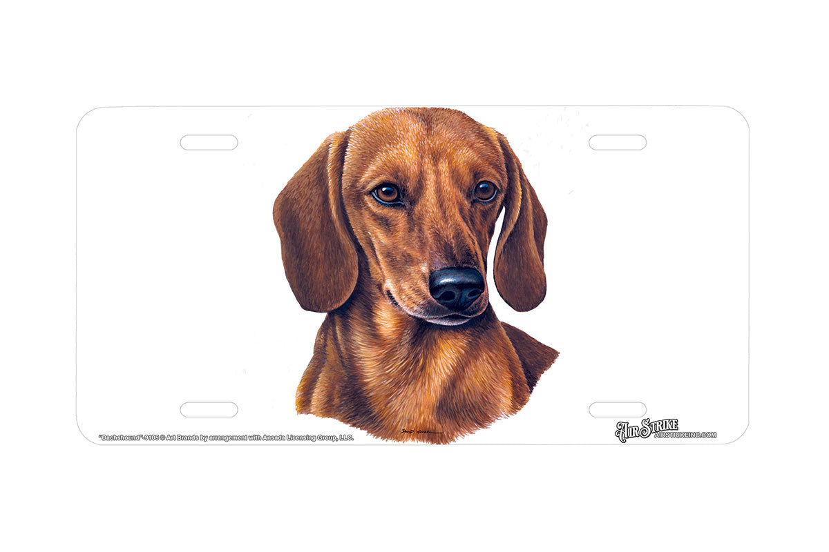 "Dachshund" - Decorative License Plate