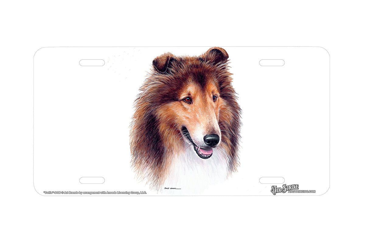 "Collie" - Decorative License Plate