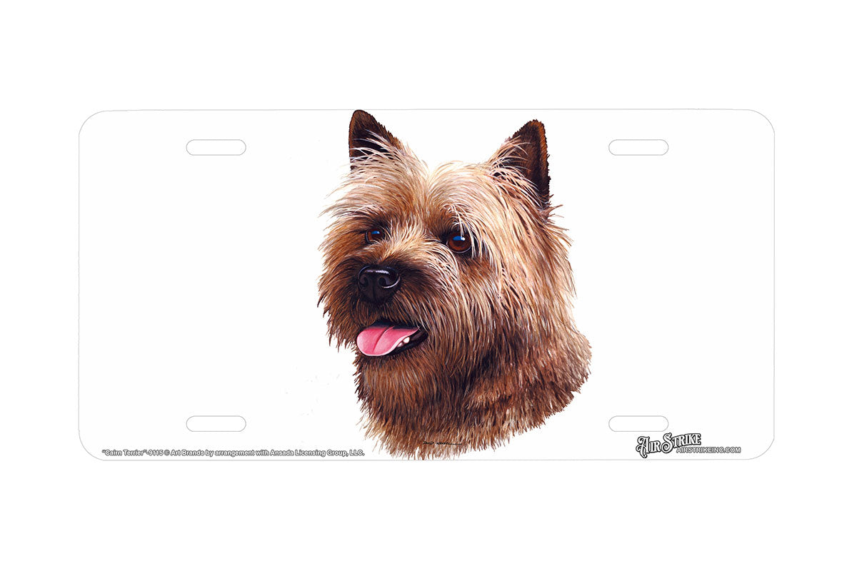 "Cairn Terrier" - Decorative License Plate