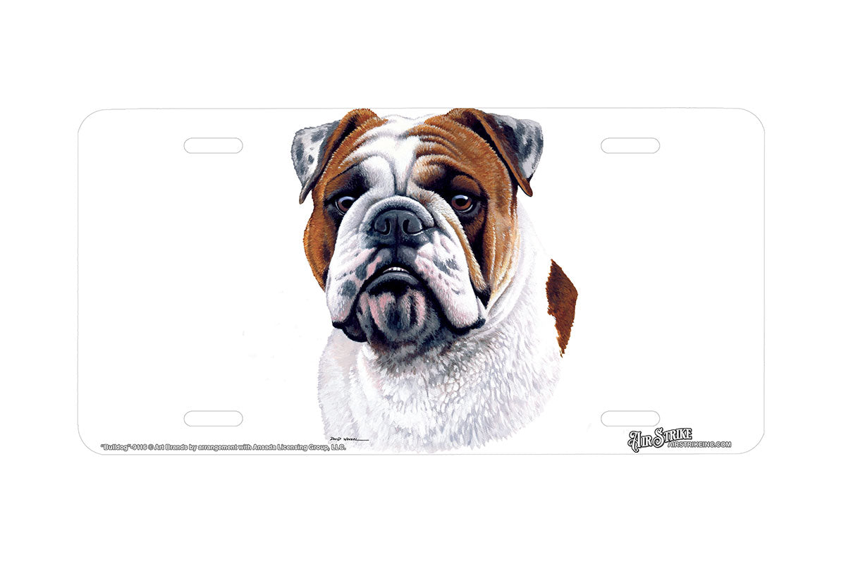 "Bulldog" - Decorative License Plate