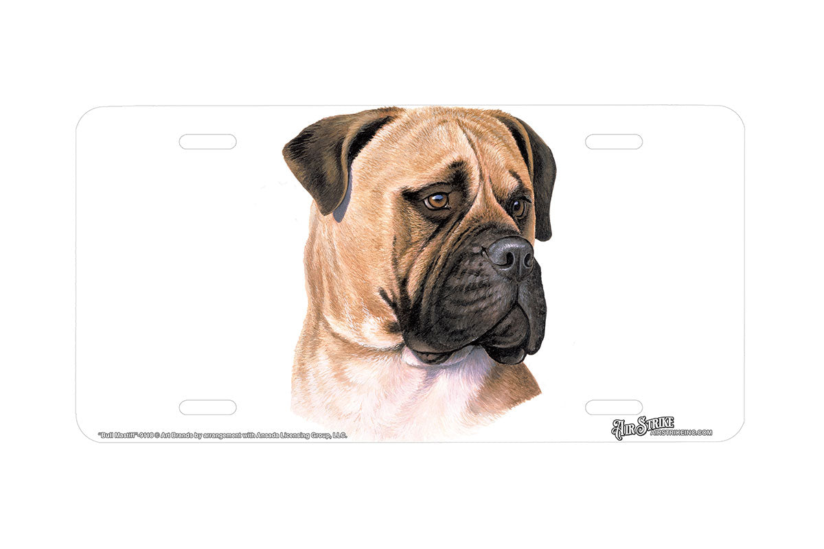 "Bull Mastiff" - Decorative License Plate