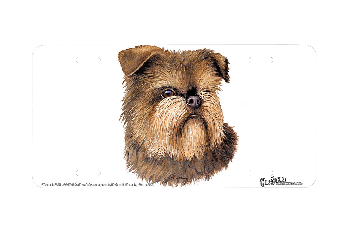 "Brussels Griffon" - Decorative License Plate