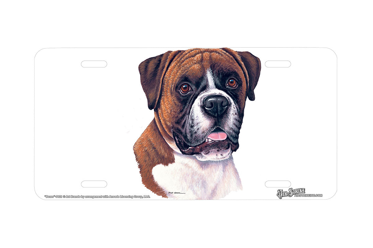 "Boxer" - Decorative License Plate