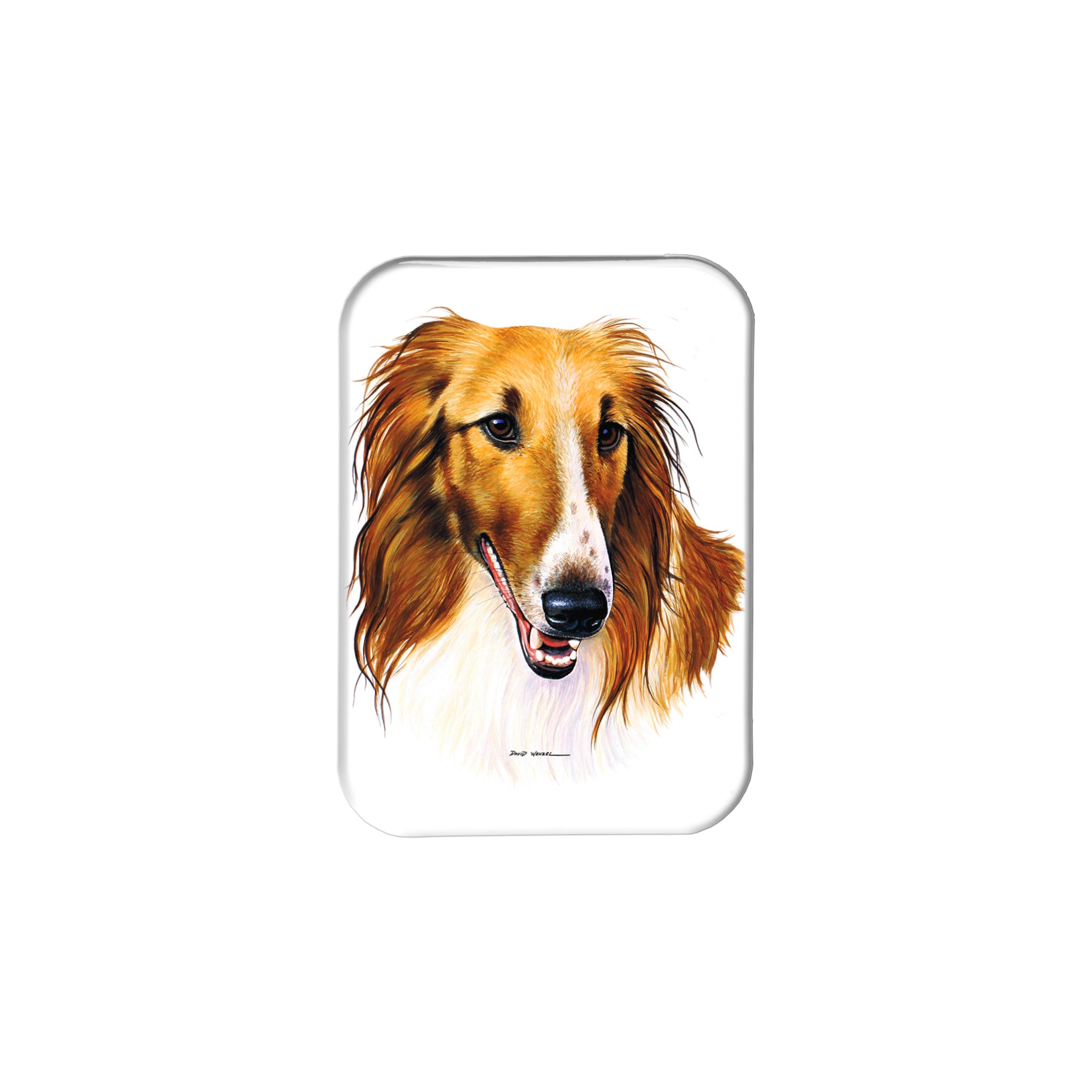 "Borzoi" - 2.5" X 3.5" Rectangle Fridge Magnets