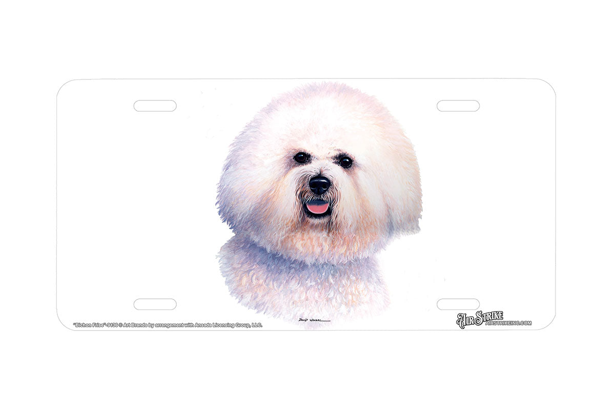 "Bichon Frise" - Decorative License Plate