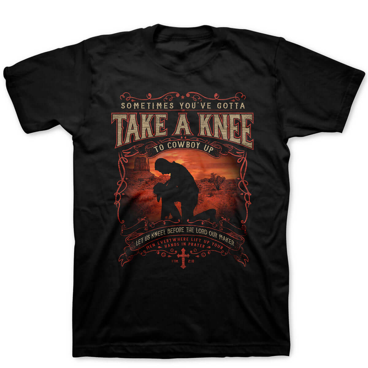 Kerusso Mens T-Shirt Take A Knee