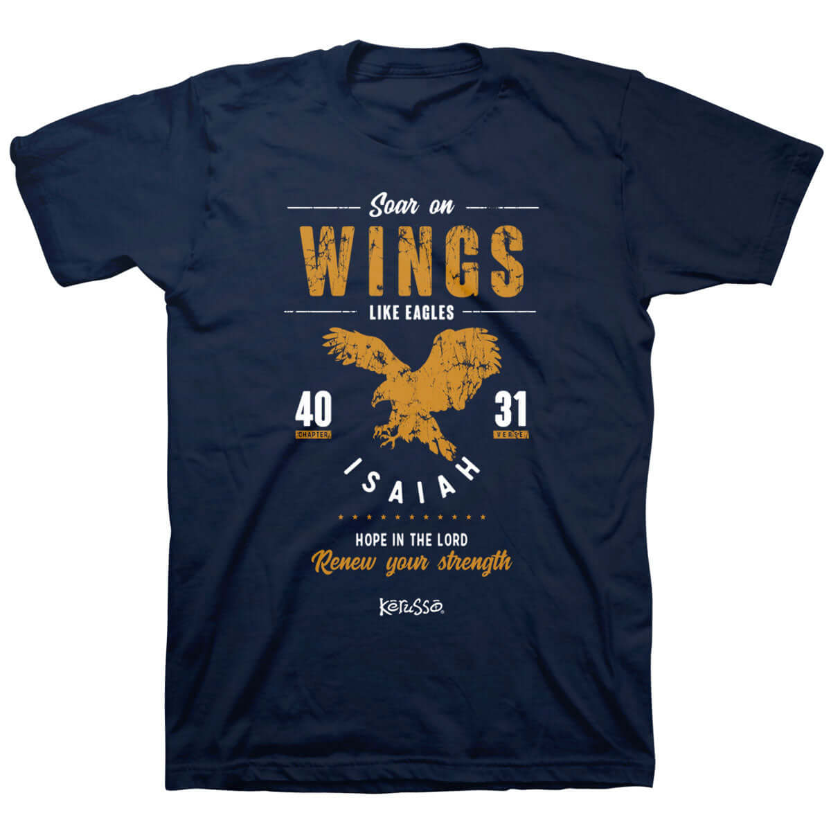 Kerusso Christian T-Shirt Soar As An Eagle Isaiah 40:31