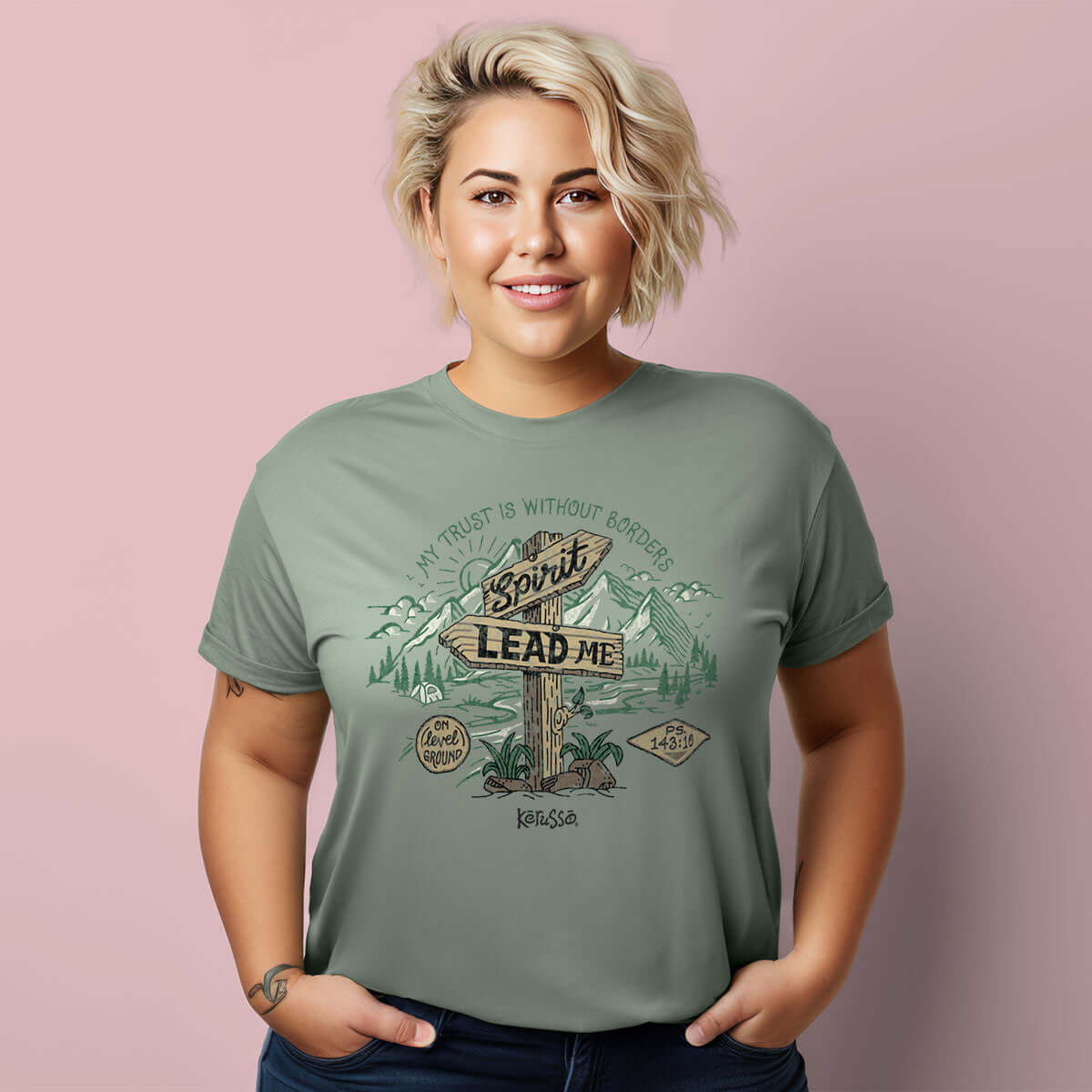 Kerusso Womens T-Shirt Spirit Lead Me