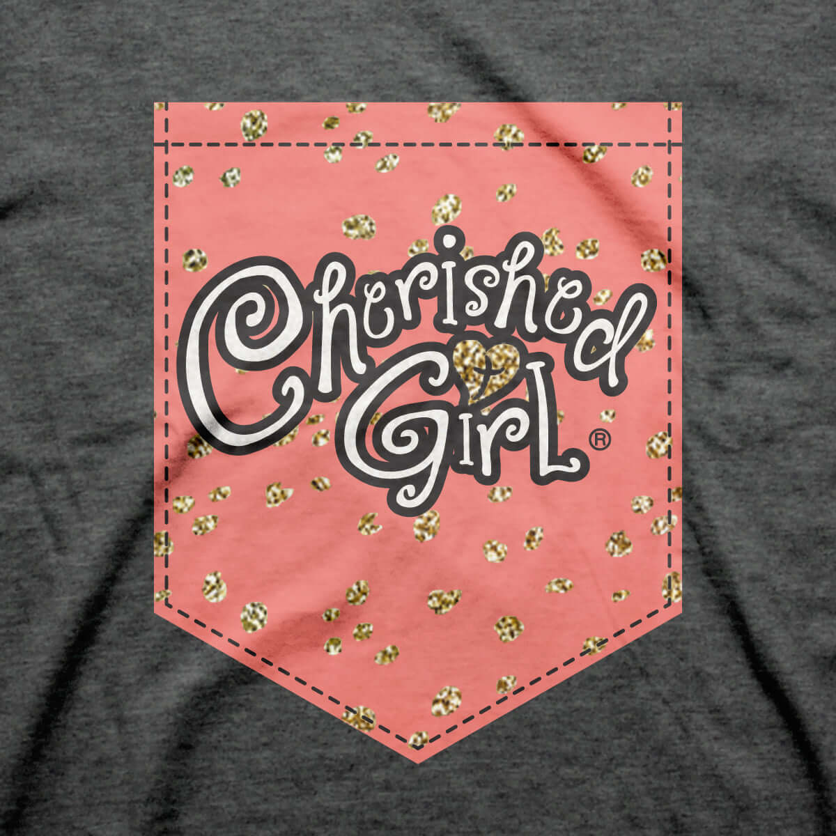 Cherished Girl Womens T-Shirt Cherished Feathers