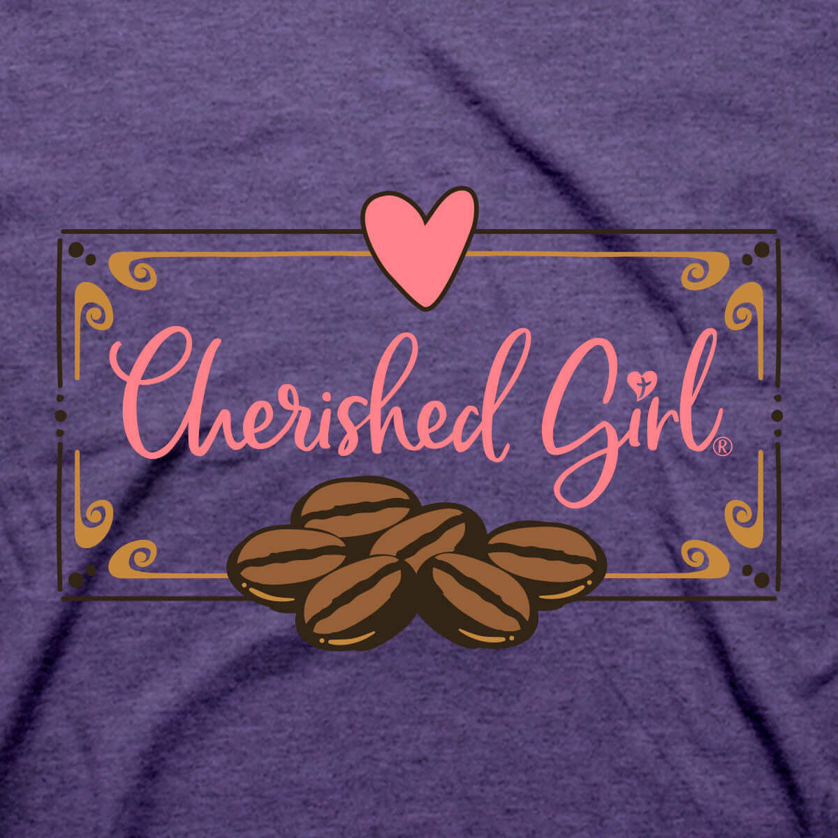 Cherished Girl Womens T-Shirt Overflowing Cup