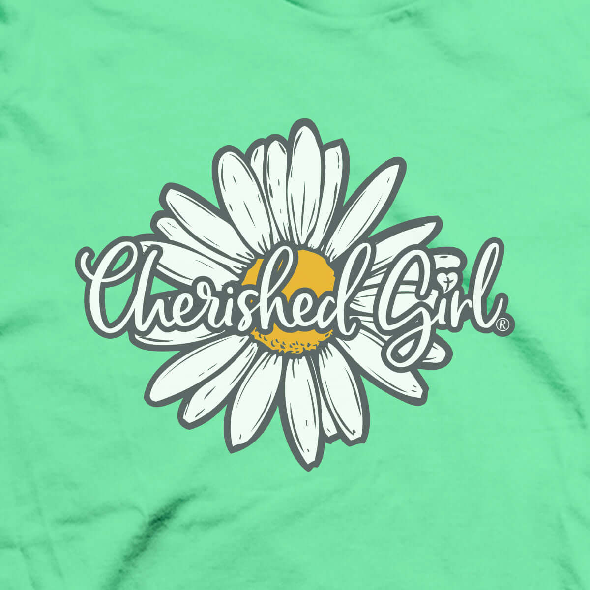 Cherished Girl Womens T-Shirt Wildflowers