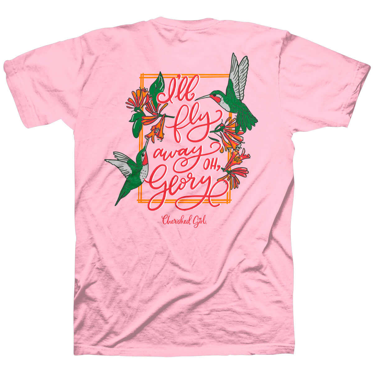 Cherished Girl Womens T-Shirt I'll Fly Away