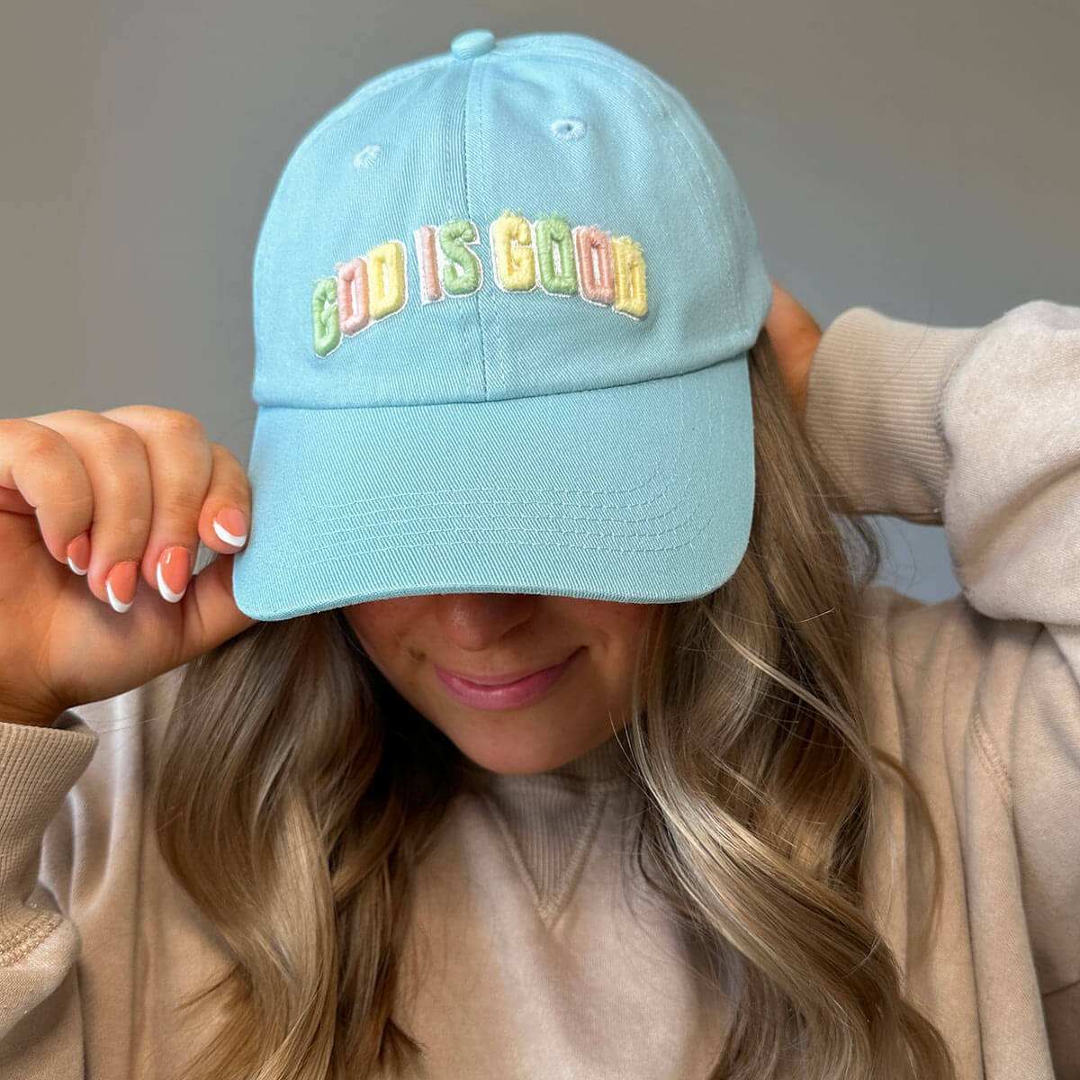 Cherished Girl Womens Cap God Is Good