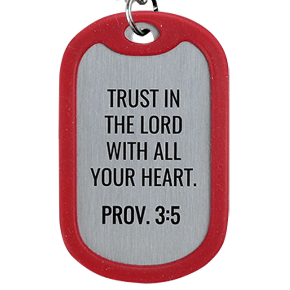 Faith Gear Dogtag Necklace In God We Trust