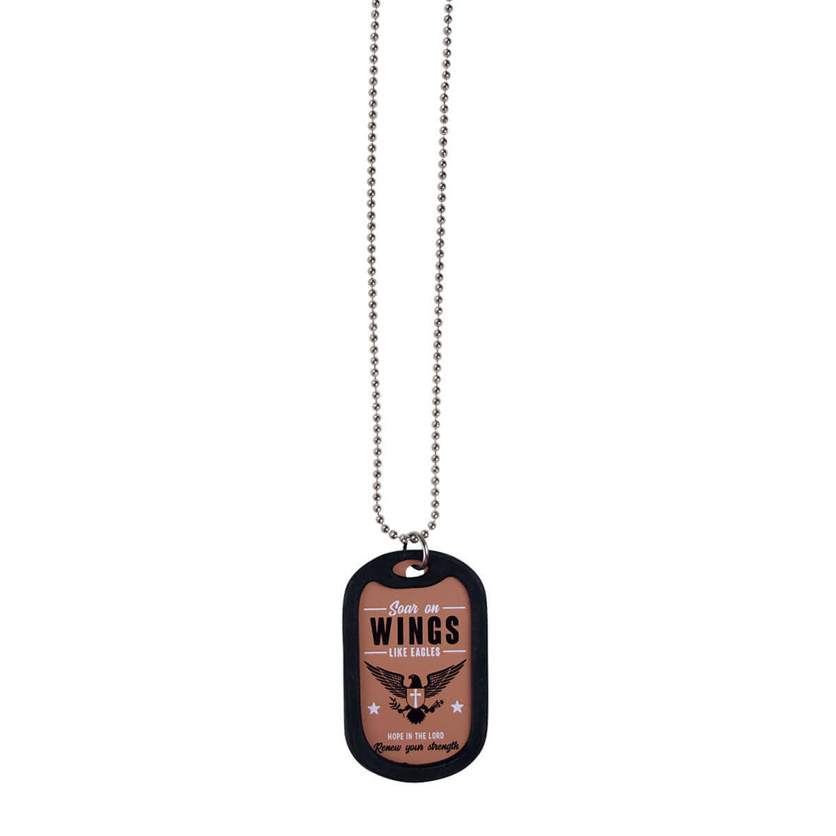 Faith Gear Dogtag Necklace Wings