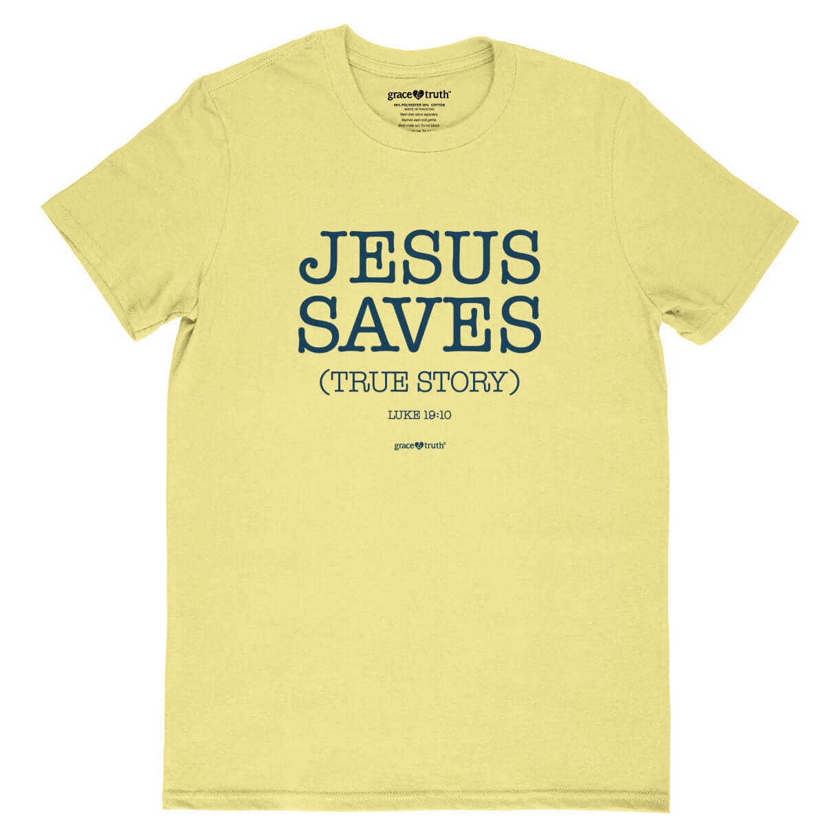 grace & truth Womens T-Shirt Jesus Saves John 11:25