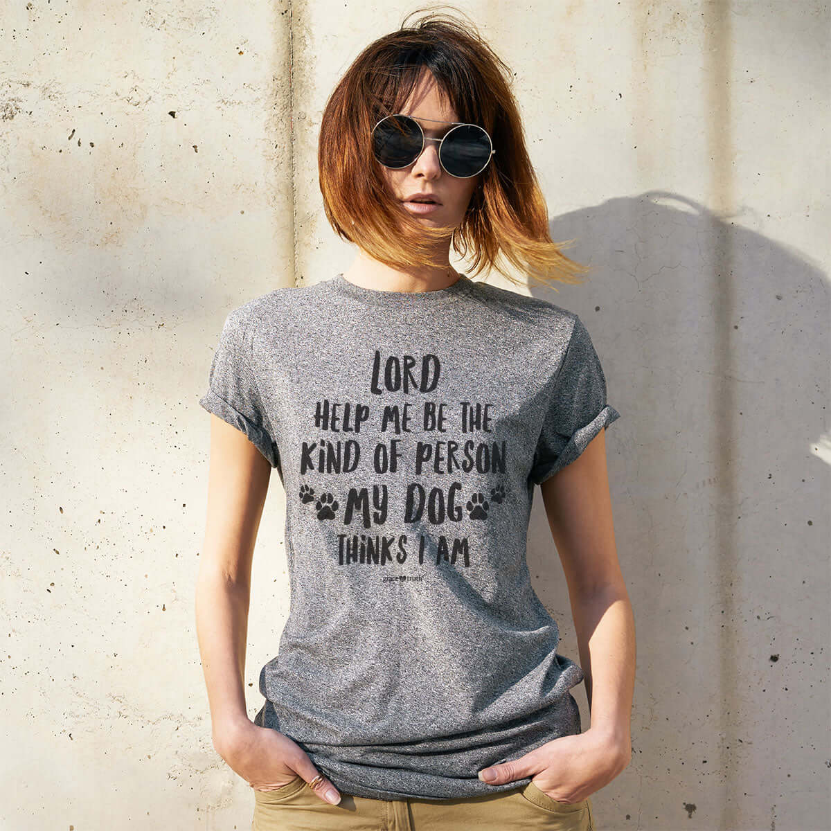 grace & truth Womens T-Shirt My Dog