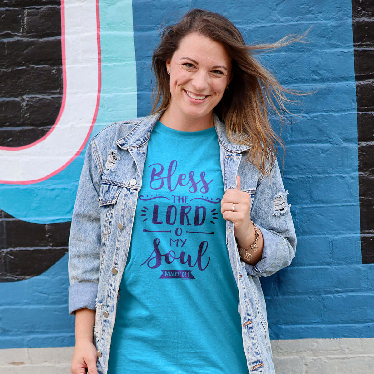 grace & truth Womens T-Shirt Bless The Lord