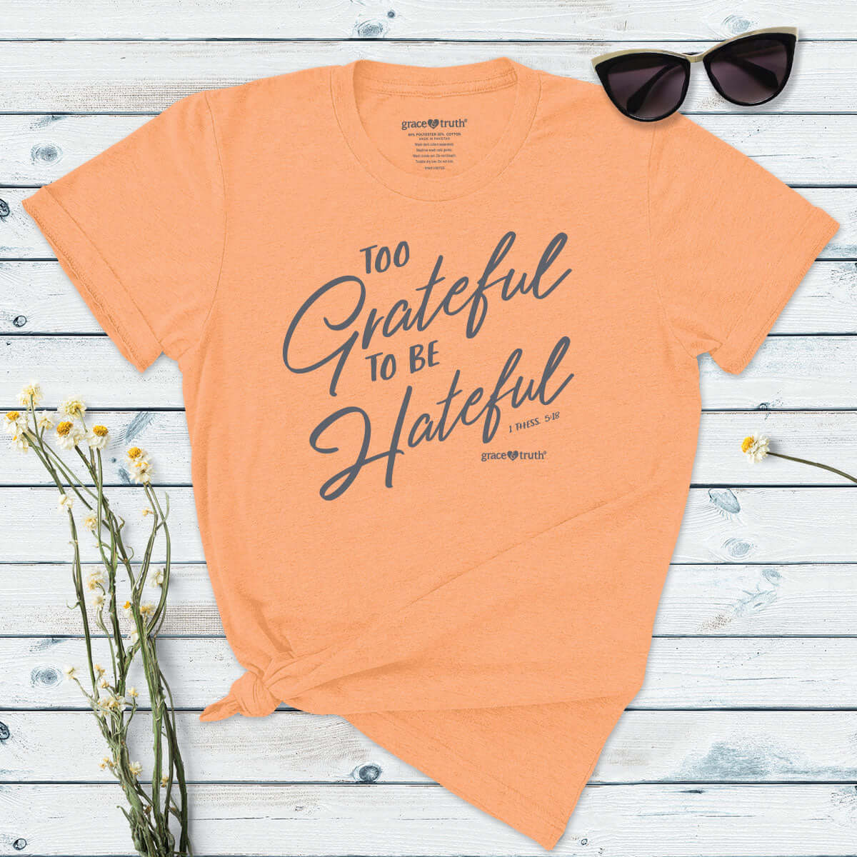 grace & truth Womens T-Shirt Grateful