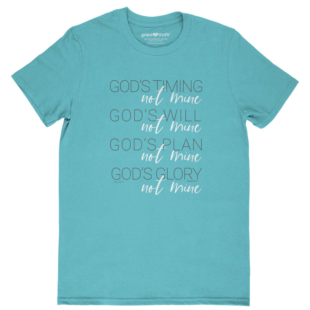 grace & truth® Womens T-Shirt God's Timing™