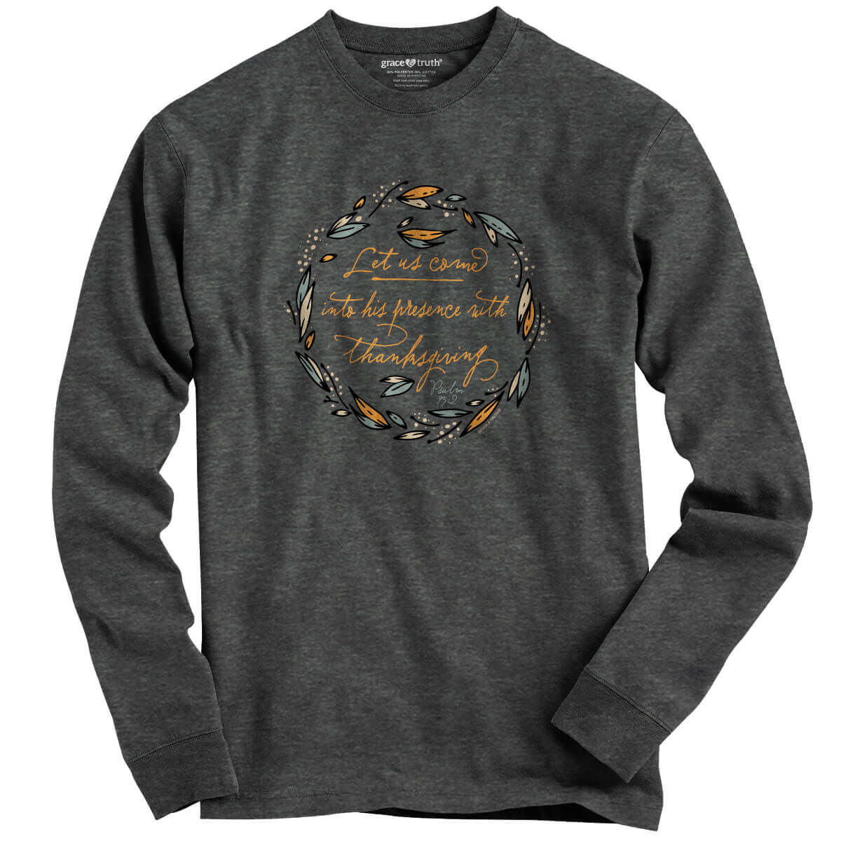 grace & truth Womens Long Sleeve T-Shirt Thanksgiving