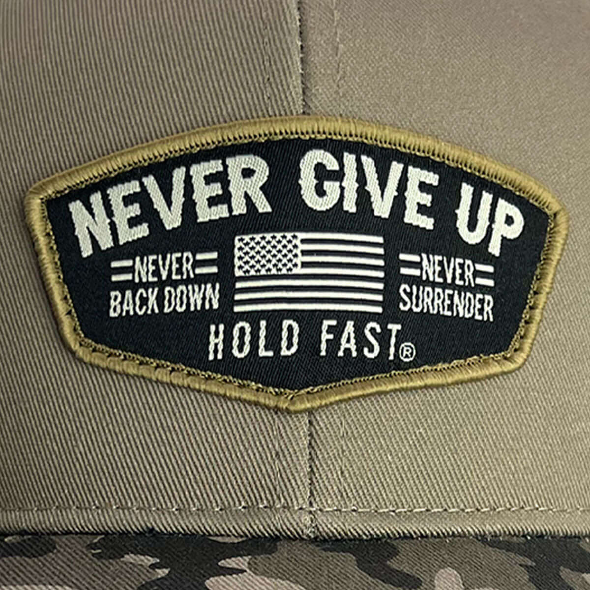 HOLD FAST Mens Cap Never Give Up