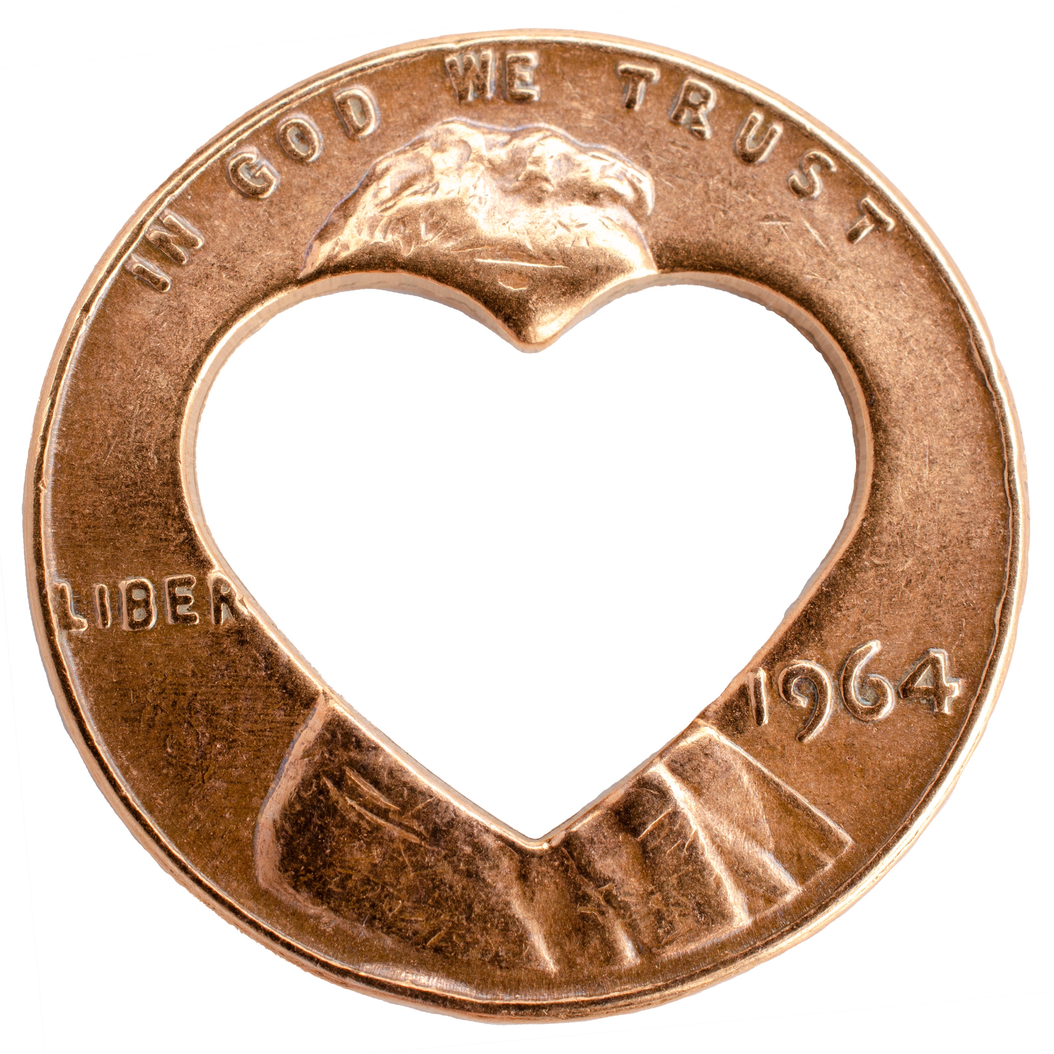 Heart Penny with Cut-Out Single Pack