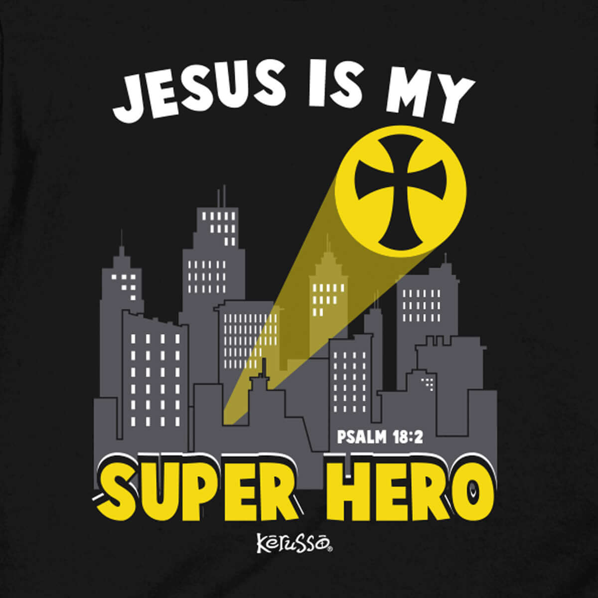 Kerusso® Kidz T-Shirt Jesus Super Hero