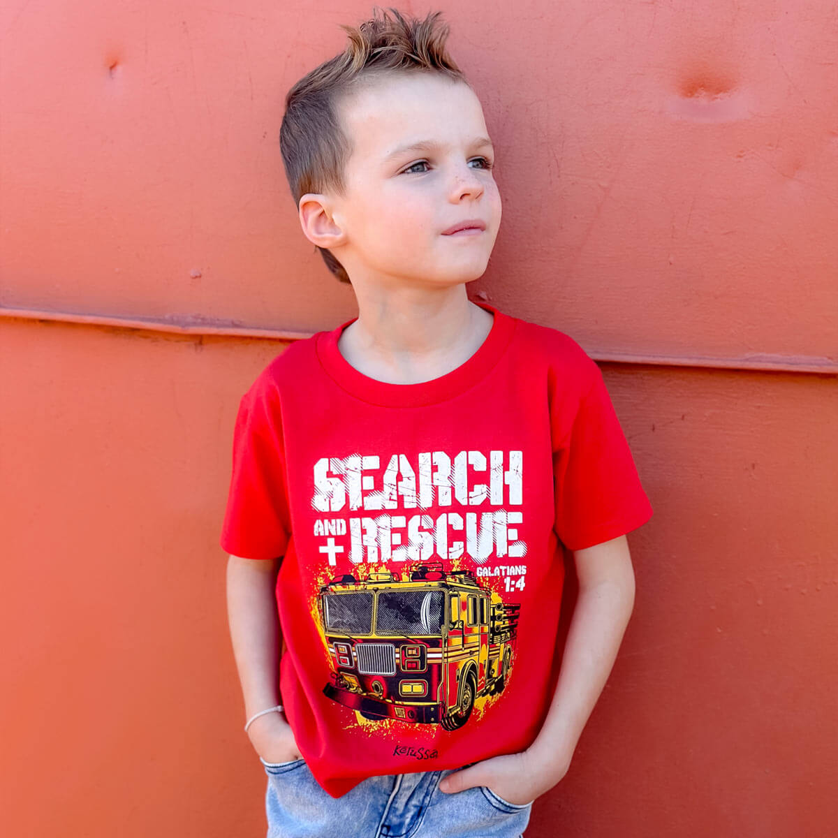 Kerusso Kids T-Shirt Search And Rescue