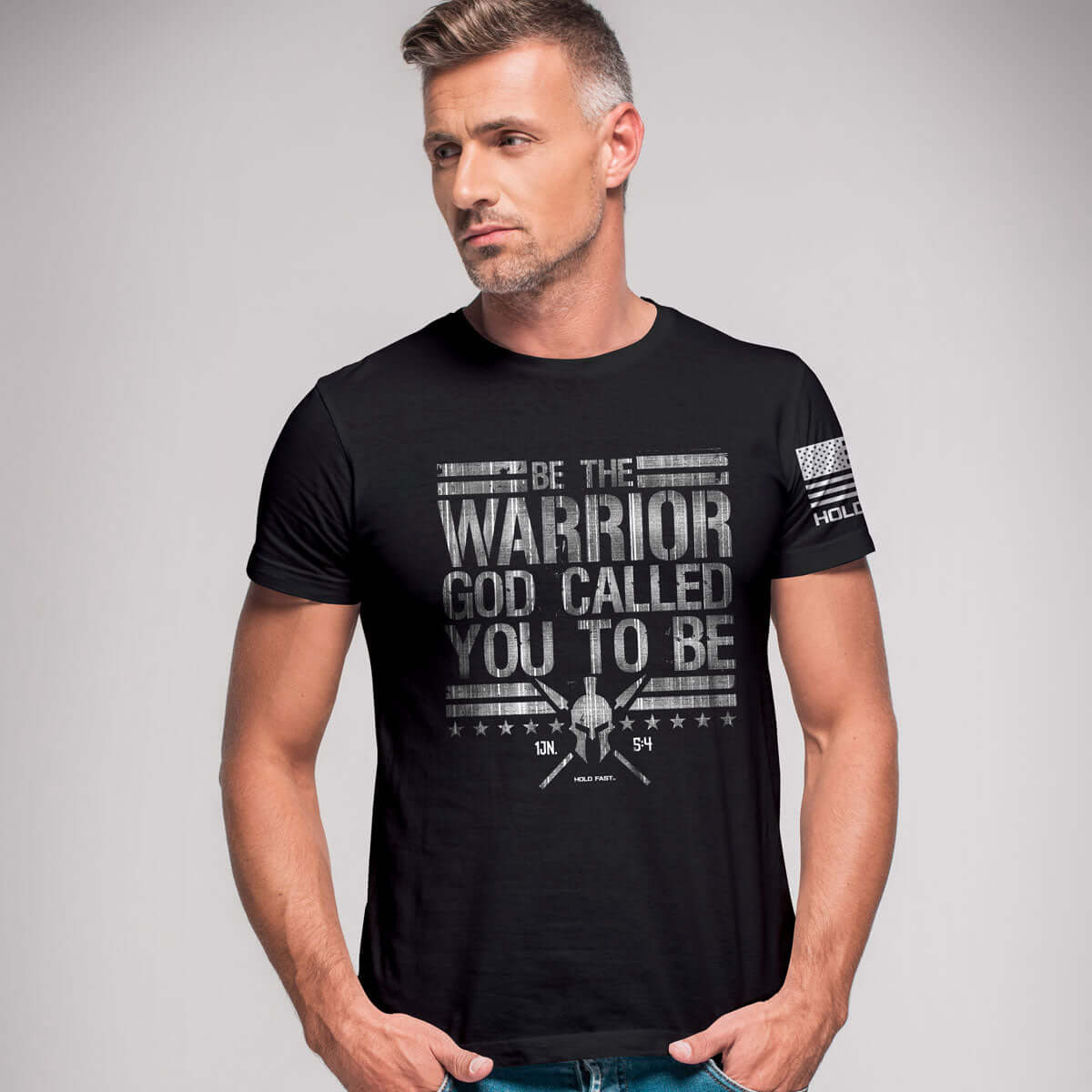 HOLD FAST® Mens T-Shirt Be The Warrior™