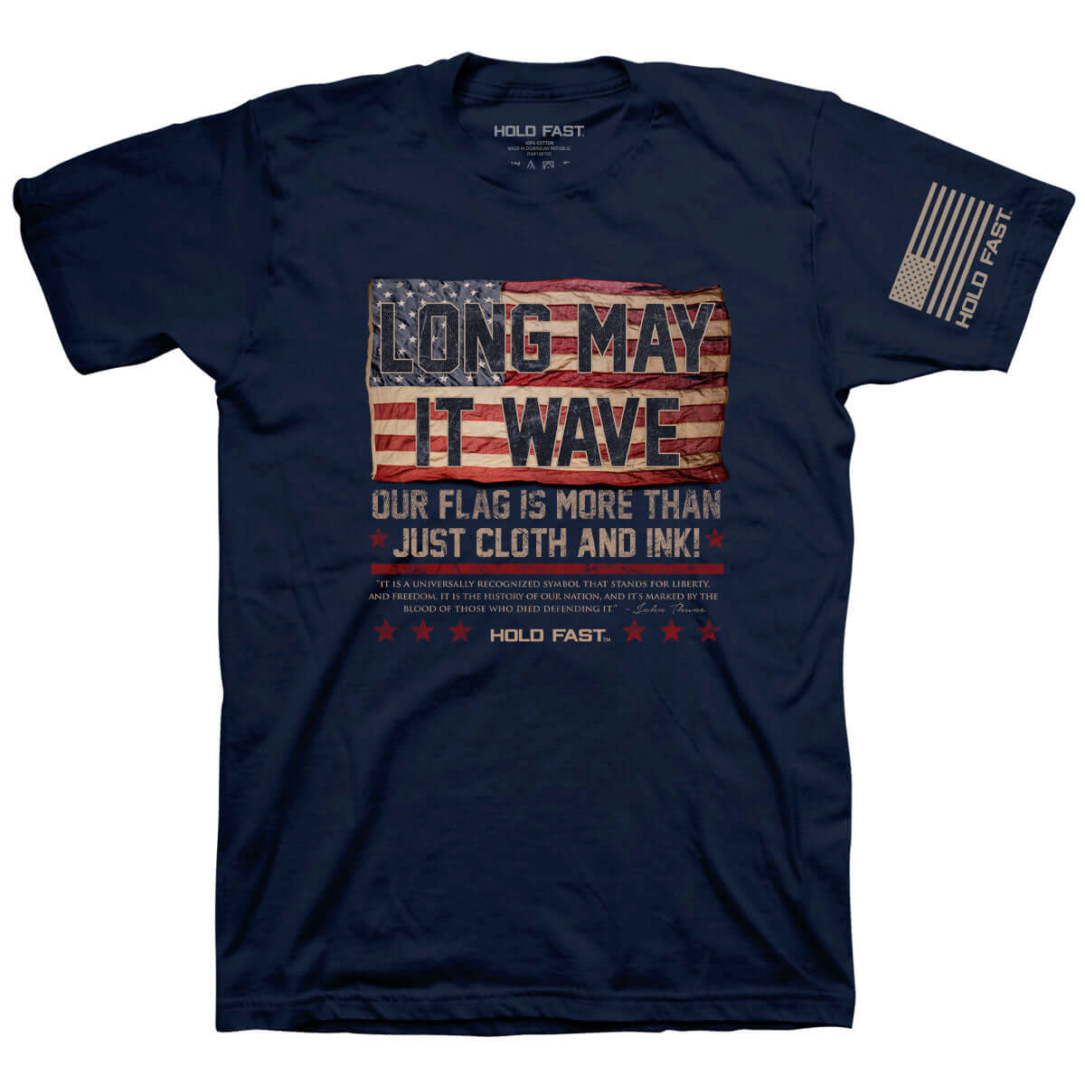 HOLD FAST American Flag Shirt for Men