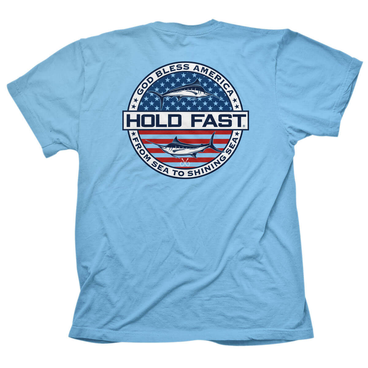 HOLD FAST Mens T-Shirt God Bless America