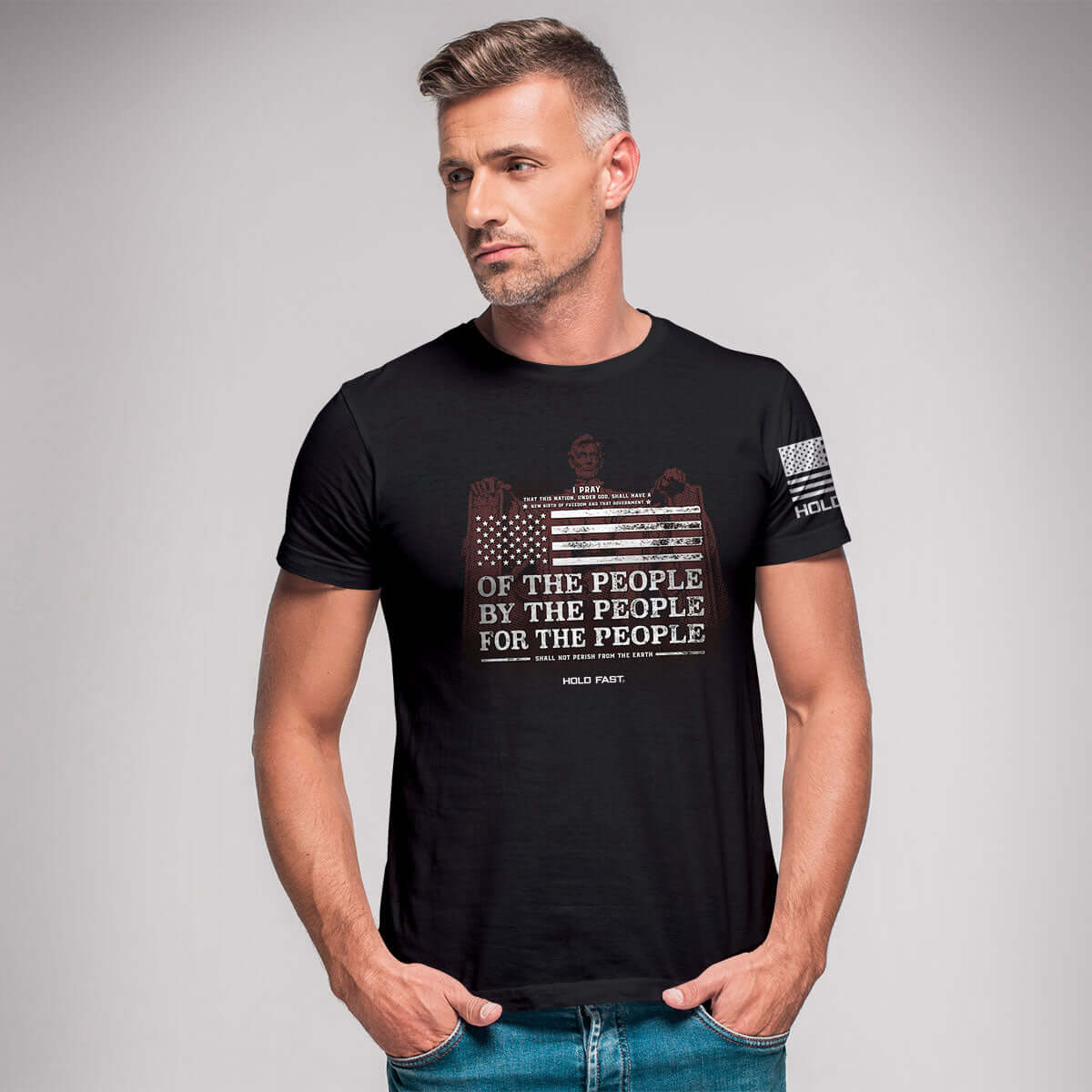 HOLD FAST Mens T-Shirt For The People