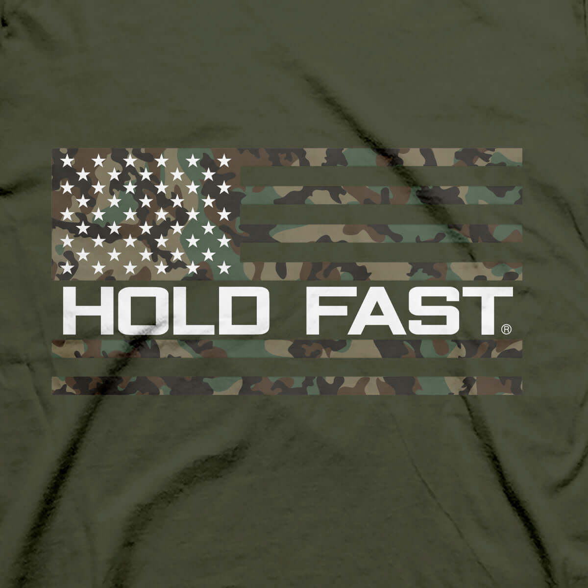 HOLD FAST Mens T-Shirt We The People Flag