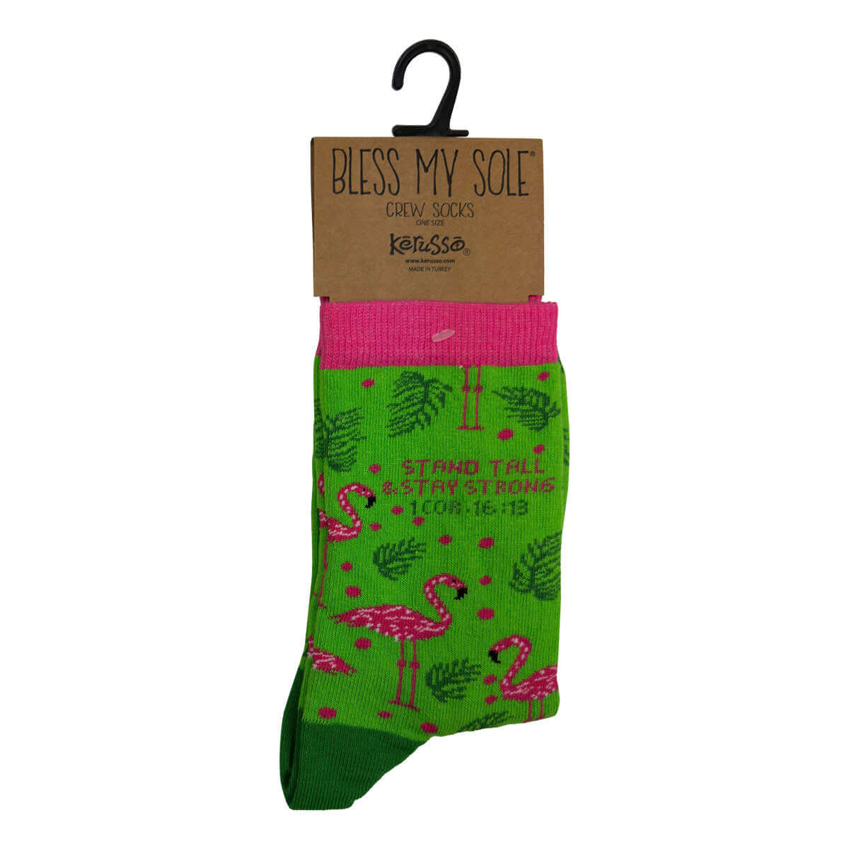 Kerusso Crew Socks Flamingo