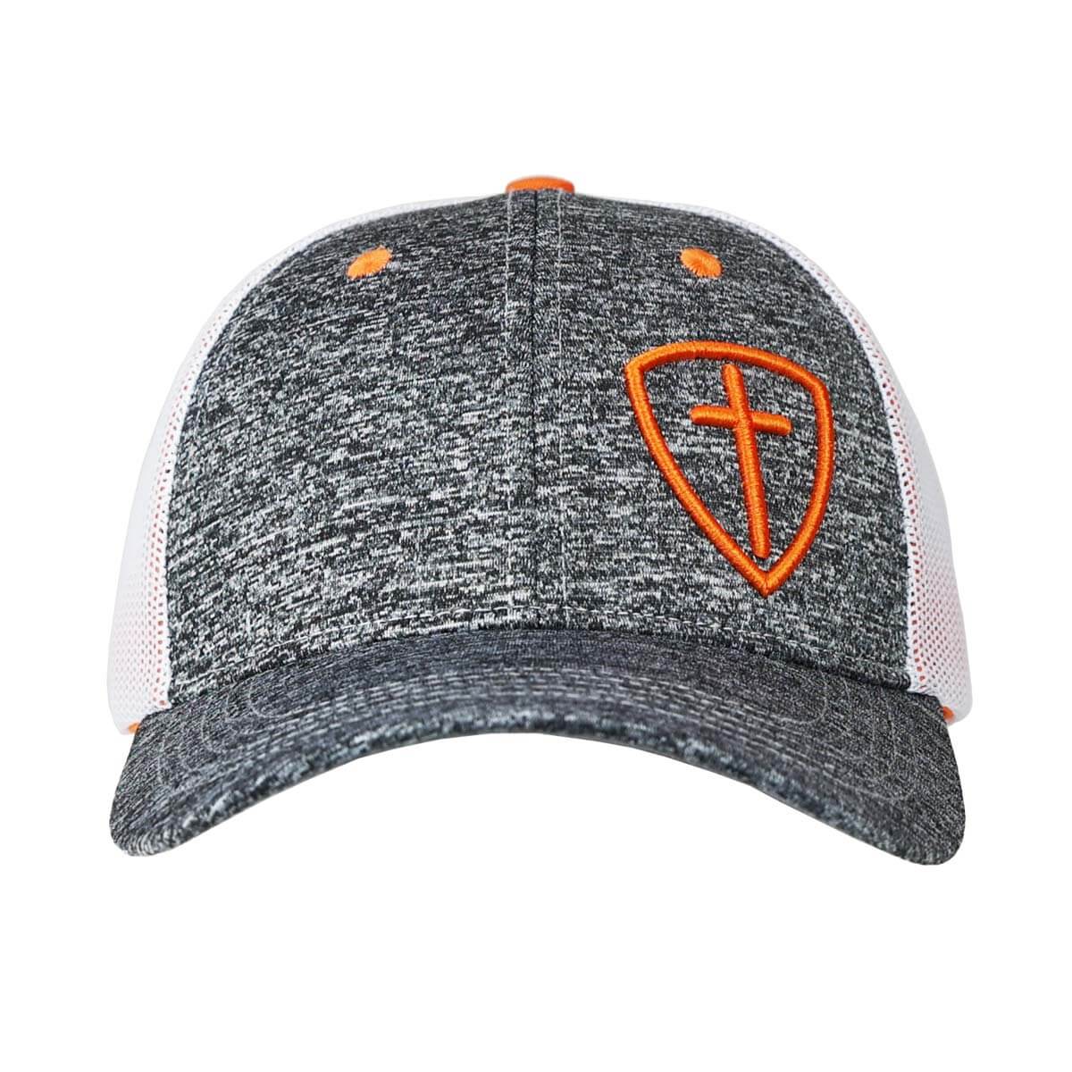 Kerusso Mens Cap Gray Cross Shield