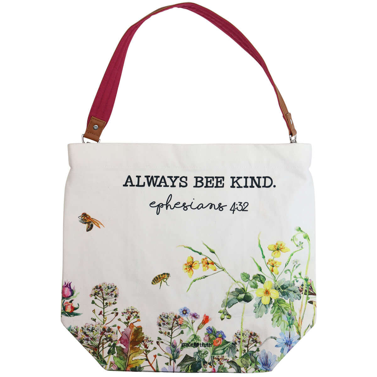 grace & truth Womens Tote Bag Bee Kind