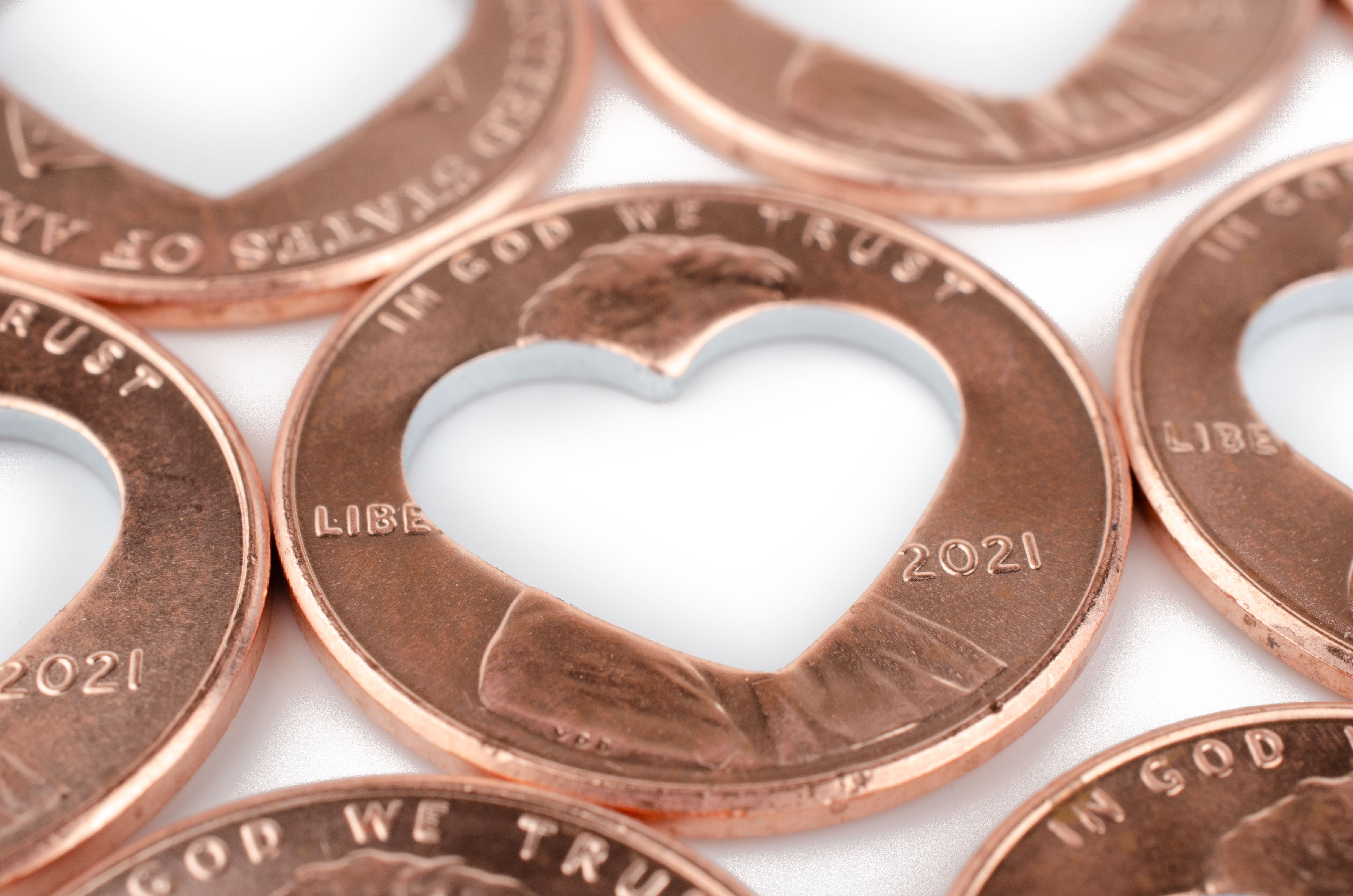 2021 Heart Pennies from Heaven Heart Penny